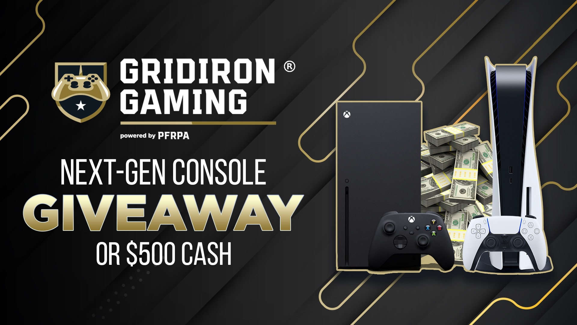 Next-Gen Console or $500 Giveaway – Gridiron Gaming x PFRPA